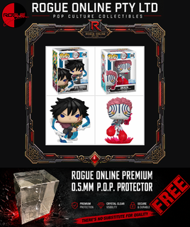 PRE-ORDER - DEMON SLAYER - GIYU & AKAZA POP! VINYL FIGURE - EXCLUSIVE EDITION BUNDLE (SET OF 2)