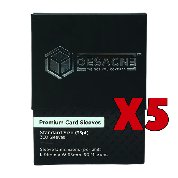 DESACNE - PREMIUM CARD SLEEVES (360PCS) - STANDARD CARD SIZE - LIMITED ...