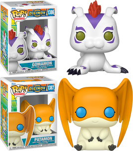 DIGIMON: Patamon & Gomamon Pop! Vinyl - BUNDLE SET OF 2