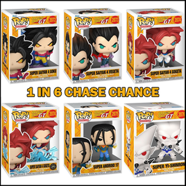DRAGON BALL GT - Pop! Vinyl Figure - 1 IN 6 CHASE CHANCE - BUNDLE (SET OF 5)