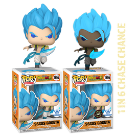 DRAGON BALL SUPER BROLY - SSGSS Gogeta Pop! Vinyl Figure - FUNKO EXCLUSIVE 1 IN 6 CHASE CHANCE