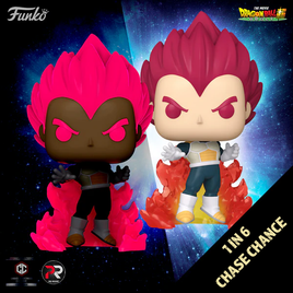 DRAGON BALL SUPER BROLY - Super Saiyan God Vegeta Pop! Vinyl Figure - CHALICE EXCLUSIVE 1 IN 6 CHASE CHANCE - PRE-RELEASE EDITION