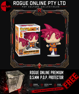 ONE PIECE - DRAGON BALL SUPER - SUPER SAIYAN GOD GOKU #2492 POP! VINYL FIGURE