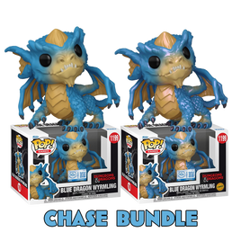 PRE-ORDER - DUNGEONS & DRAGONS - BLUE DRAGON WYRMLING POP! VINYL - OFFICIAL FUNKO EXCLUSIVE - CHASE BUNDLE
