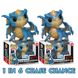 PRE-ORDER - DUNGEONS & DRAGONS - BLUE DRAGON WYRMLING POP! VINYL - OFFICIAL FUNKO EXCLUSIVE - 1 IN 6 CHASE CHANCE