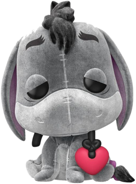 Winnie the Pooh - Eeyore with Heart Flocked Exclusive Pop! Vinyl