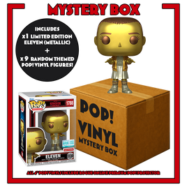 PRE-ORDER - STRANGER THINGS - ELEVEN (METALLIC GOLD) POP! VINYL - MYSTERY BOX (INCLUDES ELEVEN 9500PCS & 9 POP! VINYL) - SUPREME LIMITED EDITION