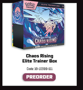 PRE-ORDER - POKÉMON TCG: MEGA EVOLUTION - CHAOS RISING ELITE TRAINER BOX
