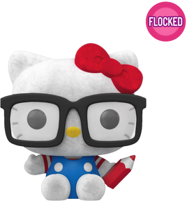 HELLO KITTY: Flocked Hipster Nerd Exclusive Pop! Vinyl Figure