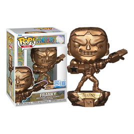 PRE-ORDER - ONE PIECE - FRANKY (BRONZE) POP! VINYL - OFFICIAL FUNKO EXCLUSIVE + FUNKO STACK - US IMPORTED EDITION