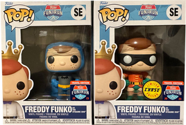 Funko 25. Jubiläum Fun on the Run Freddy Batman &amp; Robin - CHASE BUNDLE