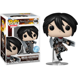 ATTACK ON TITAN: - Mikasa Ackermann Metallic Exclusive Pop! Vinyl Figure