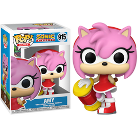 Figurine Pop! en vinyle Sonic the Hedgehog - Amy (avec marteau)