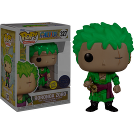 ONE PIECE: Roronoa Zoro Glow Exclusive Pop! Vinyl