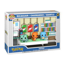 Pokemon - Starter Pokemon Bulbasaur, Charmander & Squirtle Pop! Moment Vinyl Figure