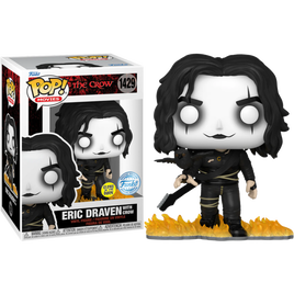 PRE-ORDER - The Crow - Eric Draven with Crow Glow Exclusive Pop! Vinyl Figure