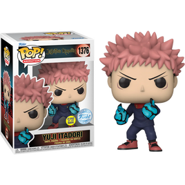 Yuji Itadori Divergent Fist Exclusive Glow Pop! Vinyl