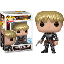 ATTACK ON TITAN: - Armin Arlert Metallic Exclusive Pop! Vinyl Figure