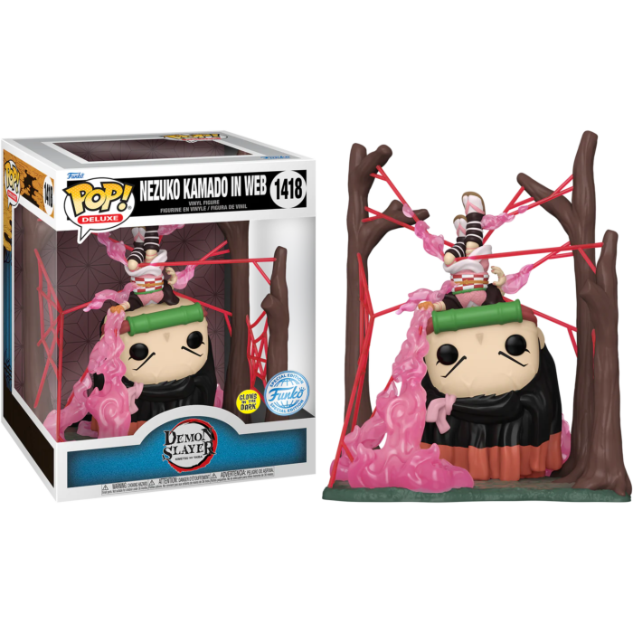 DEMON SLAYER - Nezuko Kamado In Web Glow Exclusive Pop! Vinyl