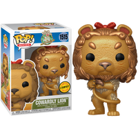 Der Zauberer von Oz: 85. Jahrestag: Feiger Löwe Pop! Vinylfigur - CHASE CASE