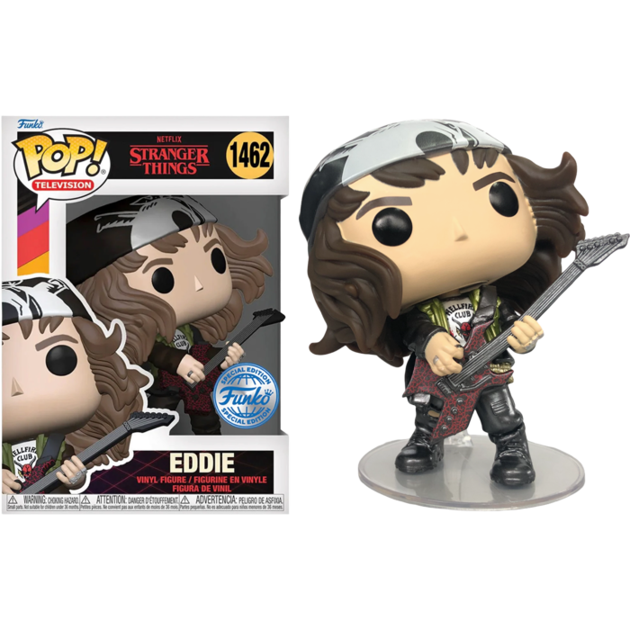 POP Stranger Things - Eddie Munson with Guitar Funko Vinyl