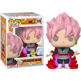 Figurine en vinyle exclusive Pop! Dragonball Super - Goku Rose Black Glow