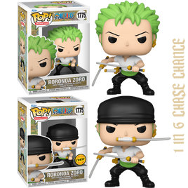 ONE PIECE - Roronoa Zoro (STYLE DEUX ÉPÉES) Figurine Pop! en vinyle - 1 CHANCE DE POURSUITE SUR 6