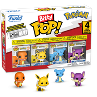 PRE-ORDER - POKEMON - Bitty Pop! Vinyl Figure 4-Pack - BUNDLE (SET OF 4)