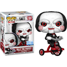 PRE-ORDER - SAW - Billy on Tricycle 10th Anniversary Exclusive Pop! Plus Vinyl Figure