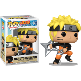 NARUTO SHIPPUDEN : Naruto Uzumaki with Kunai & Shuriken Pop! Vinyl Figure - 1 IN 6 CHASE CHANCE
