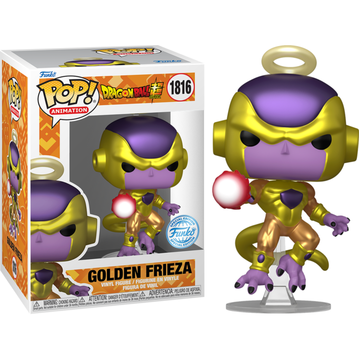 DRAGON BALL SUPER Golden Frieza Metallic Exclusive Pop! Vinyl