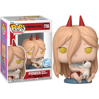 Chainsaw Man - Power with Meowy Exclusive Pop! Vinyl Figure - CHASE BUNDLE