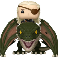 PRE-ORDER - GAME OF THRONES: HOUSE OF THE DRAGON - Aemond Targaryen with Vhagar Pop! Rides Vinyl Figure Exclusive