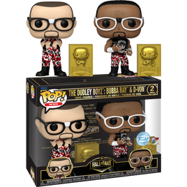 WWE: Hall of Fame - The Dudley Boyz: Bubba Ray & D-Von Pop! Vinyl Figure 2-Pack Exclusive