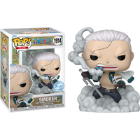 ONE PIECE: Smoker Exclusive Pop! Vinyl Figure - PLUS EDITION CHASE BUNDLE