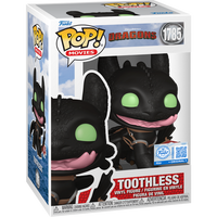 PRE-ORDER - HOW TO TRAIN YOUR DRAGON - Toothless with Tongue Exclusive Pop! Vinyl Figure