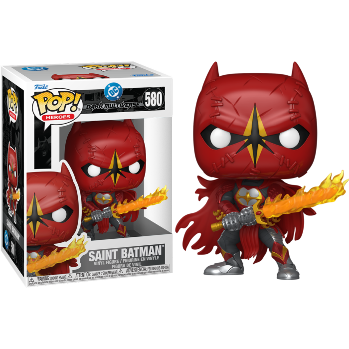 Dark Nights Red Batman Pop Heroes Batman 80th Red Rain Batman