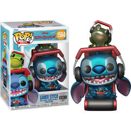 Lilo & Stitch - Gamer Stitch (METALLIC) Exclusive Pop! Vinyl Figure - PLUS EDITION