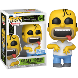 THE SIMPSONS: TREEHOUSE OF HORROR - CRAZY HOMER POP! VINYL FIGURE - EXCLUSIVE EDITION - IN STOCK