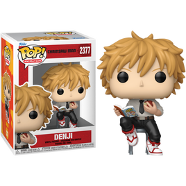 PRE-ORDER - CHAINSAW MAN - DENJI READING POP! VINYL - EXCLUSIVE EDITION