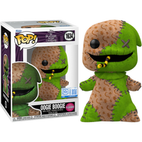PRE-ORDER - The Nightmare Before Christmas - Oogie Boogie (Patchwork) Flocked Pop! Vinyl Figure - EXCLUSIVE EDITION