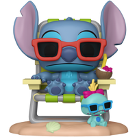PRE-ORDER - DISNEY -  Stitch in Sunlounger Premium Exclusive Pop! Vinyl Figure