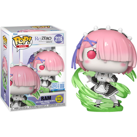 Re:ZERO - STARTING LIFE IN ANOTHER WORLD - RAM (WIND MAGIC GLOW) POP! VINYL - EXCLUSIVE EDITION