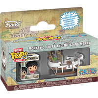 PRE-ORDER - ONE PIECE - MONKEY D. LUFFY & GOING MERRY BITTY POP! VINYL RIDE EXCLUSIVE