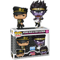 PRE-ORDER - JOJO'S BIZARRE ADVENTURE - JOTARO KUJO & STAR PLATINUM POP! VINYL FIGURE 2-PACK - EXCLUSIVE PREMIUM EDITION