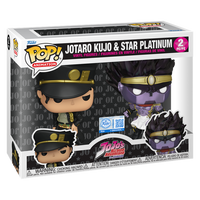 PRE-ORDER - JOJO'S BIZARRE ADVENTURE - JOTARO KUJO & STAR PLATINUM POP! VINYL FIGURE 2-PACK - EXCLUSIVE PREMIUM EDITION