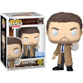 PRE-ORDER - SUPERNATURAL - CASTIEL (GLOW) POP! VINYL FIGURE - EXCLUSIVE EDITION