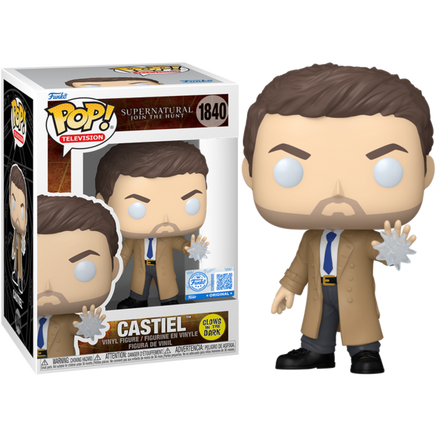 PRE-ORDER - SUPERNATURAL - CASTIEL (GLOW) POP! VINYL FIGURE - EXCLUSIVE EDITION - Rogue Online Pty Ltd