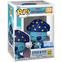 PRE-ORDER - DISNEY - LILO & STITCH: STITCH IN PJ'S (GLOW) POP! VINYL - EXCLUSIVE EDITION - Rogue Online Pty Ltd