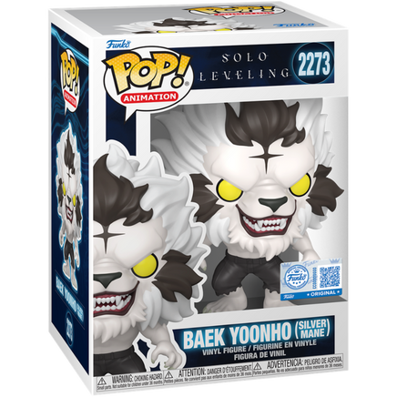 SOLO LEVELING - BAEK YOONHO (SILVER MANE) POP! VINYL FIGURE - EXCLUSIVE EDITION - CHASE BUNDLE - Rogue Online Pty Ltd